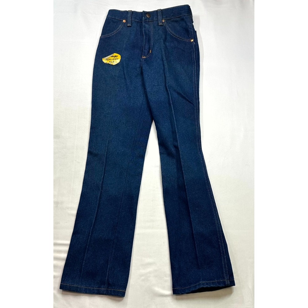 Vintage‎ Wrangler Slim Straight Leg Jeans Boys Size 12 Blue Denim Cotton Comfort